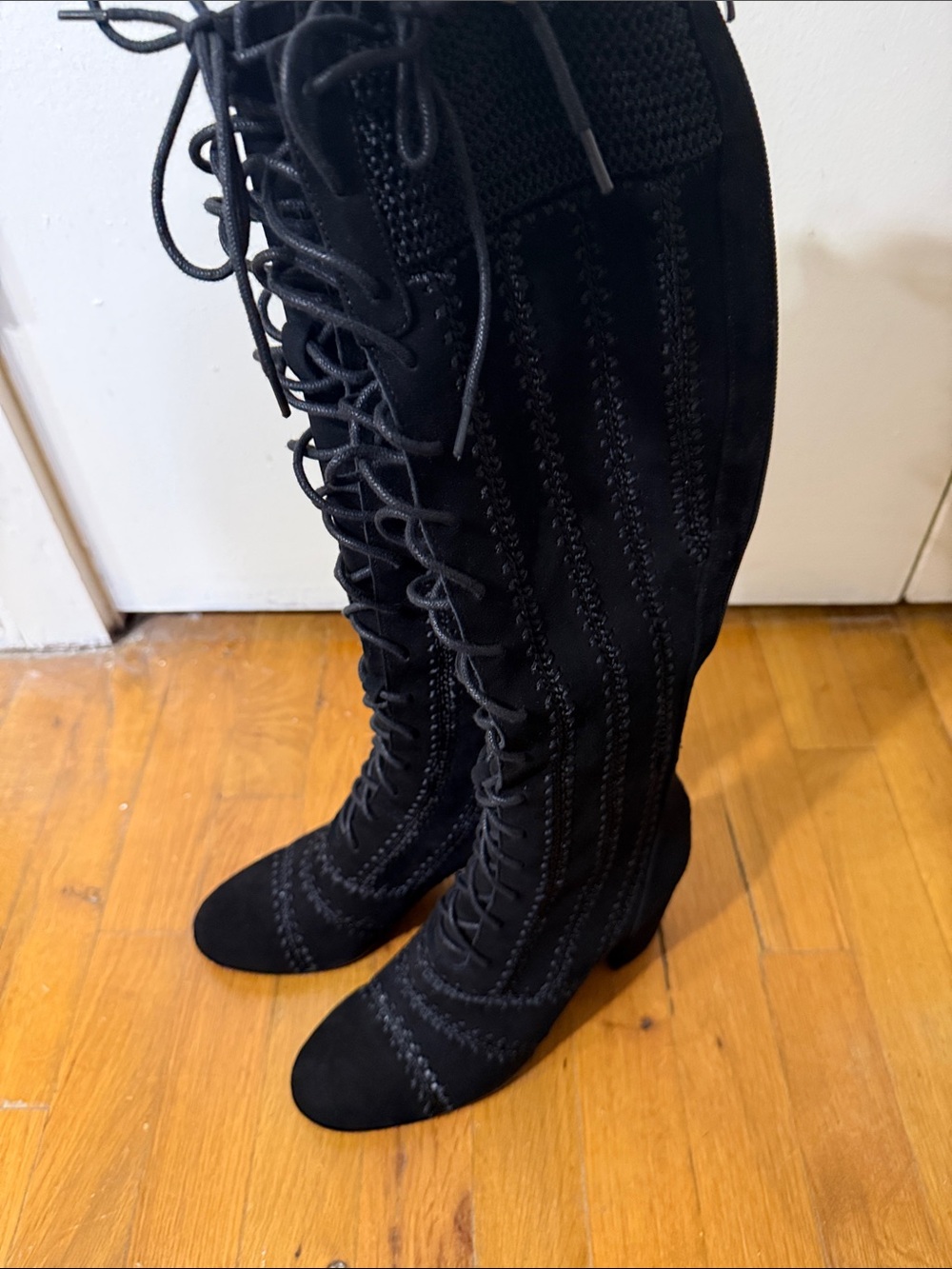 Never Worn Free People x Silent D Blaire Lace-Up Boots - Picture 4 of 5